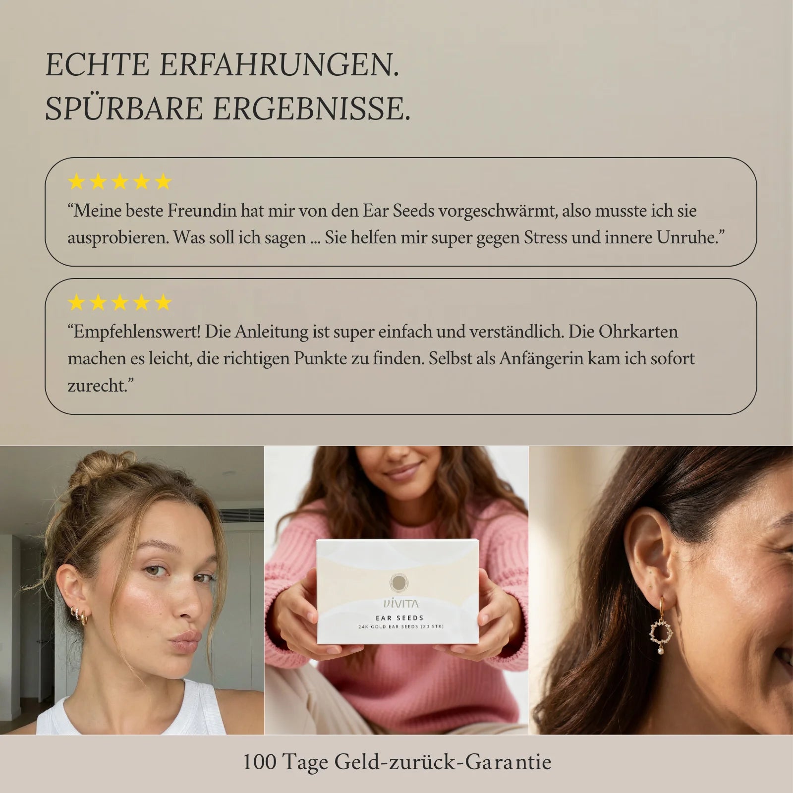 Vivita Starter Set - Gold Ear Seeds