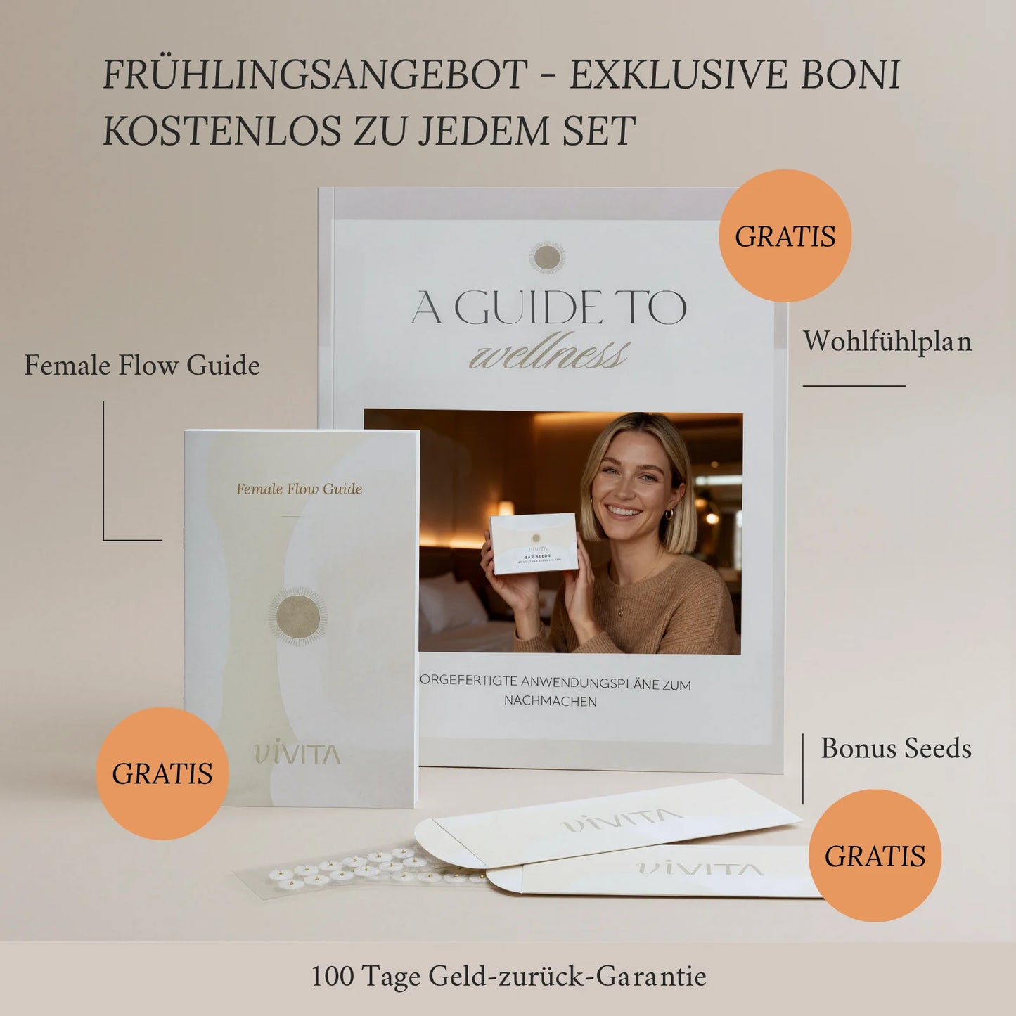 Vivita Starter Set - Gold Ear Seeds