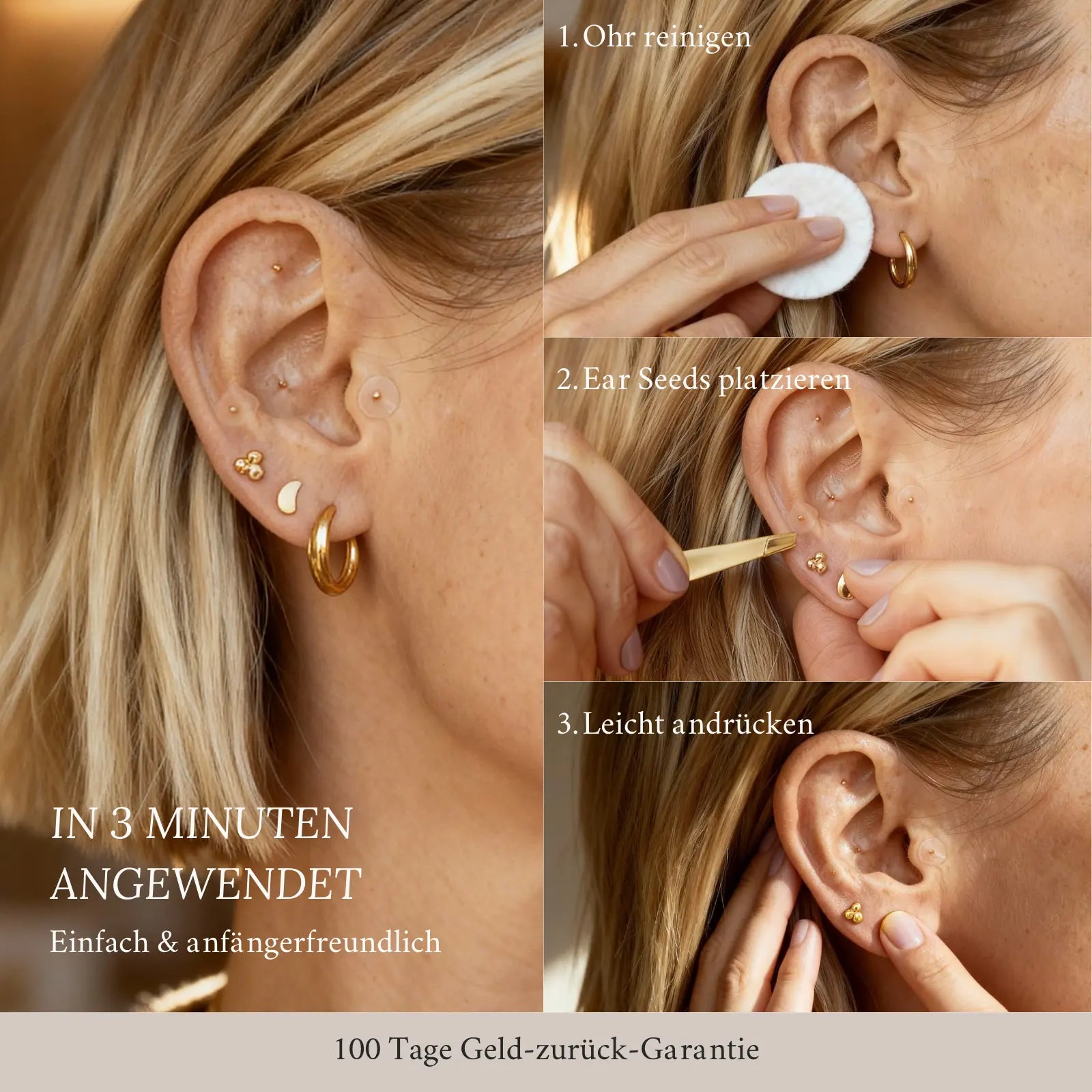 Vivita Starter Set - Gold Ear Seeds